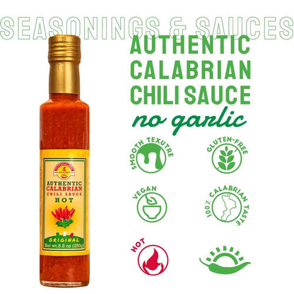 TuttoCalabria Authentic Smooth Calabrian Chili Pepper Sauce, 250ml