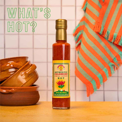 TuttoCalabria Authentic Smooth Calabrian Chili Pepper Sauce, 250ml