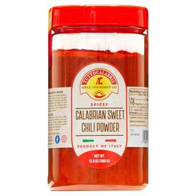 TuttoCalabria, Sweet & MILD Calabrian Chili Powder Shaker (Large), 12.3oz (350g)