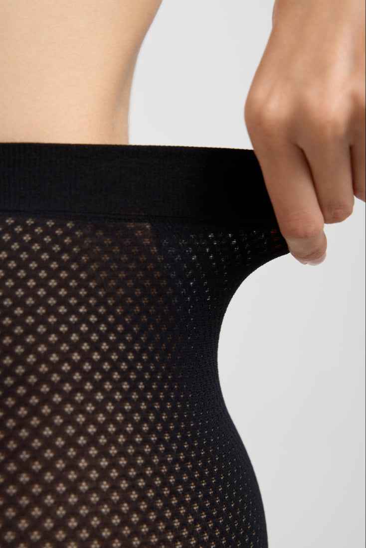 Fantasy Tights Conte Twist - Openwork Geometric Pattern "Diamonds"