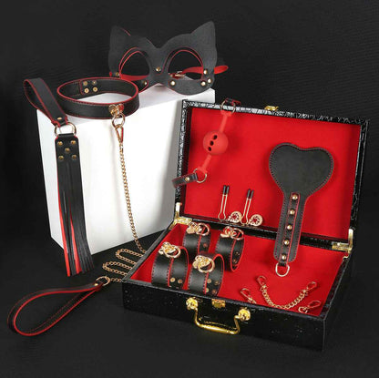 8-Piece Sensual Pleasure Box - accessories