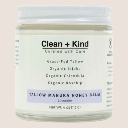 Whipped Tallow Honey Balm by Clean + Kind