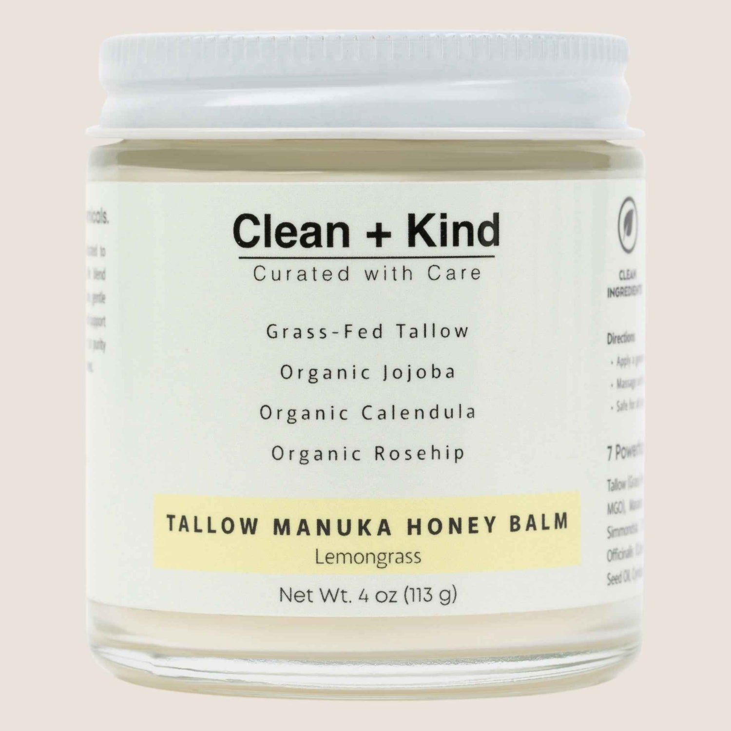 Whipped Tallow Honey Balm