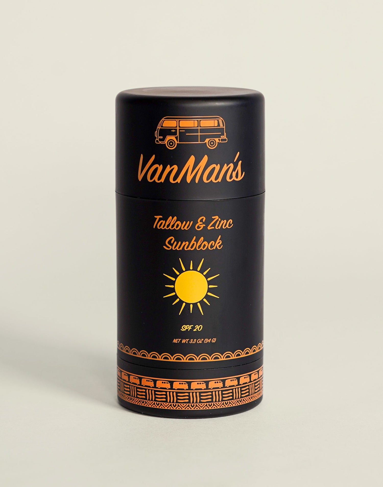 VanMan’s Tallow &amp; Zinc SunBlock - 2 oz by VanMan