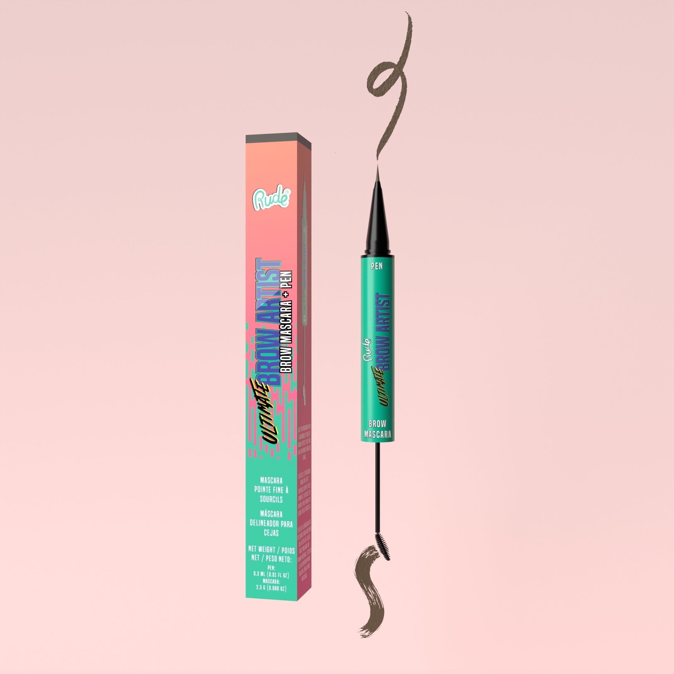 RUDE Ultimate Brow Artist Brow Mascara and Pen by Avera Group