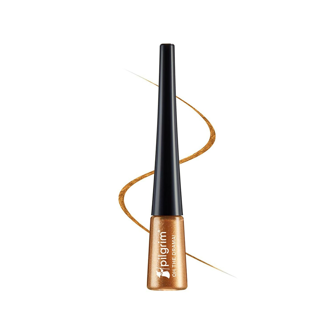 Pilgrim Metallic Eyeliner Boldly Bronze, Long Lasting &amp; Smudge Proof Enriched With Argan Oil