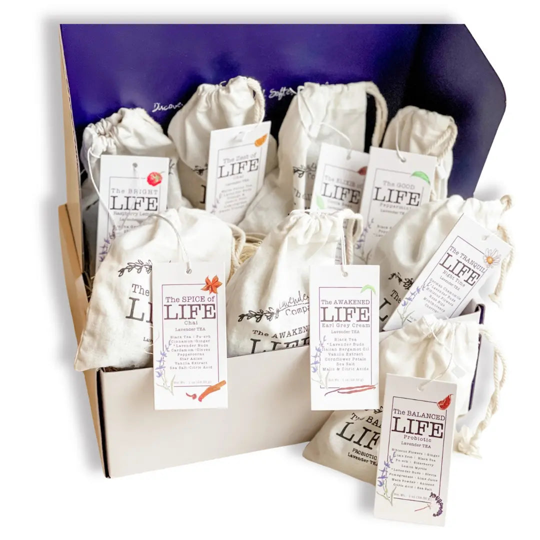 LIFE Tea Box — Lavender Tea Gift Set by Lavender Life Company