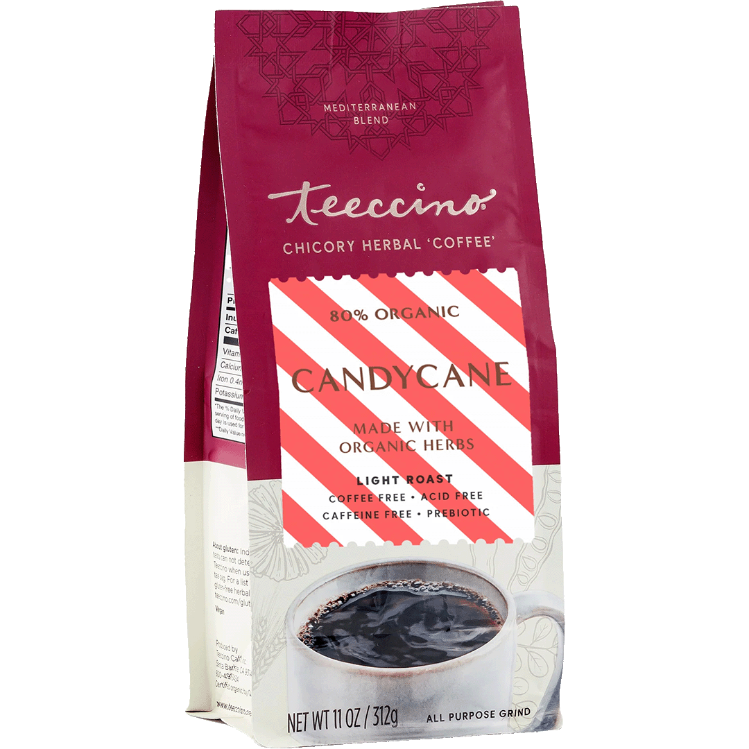 Candy Cane Chicory Herbal Coffee