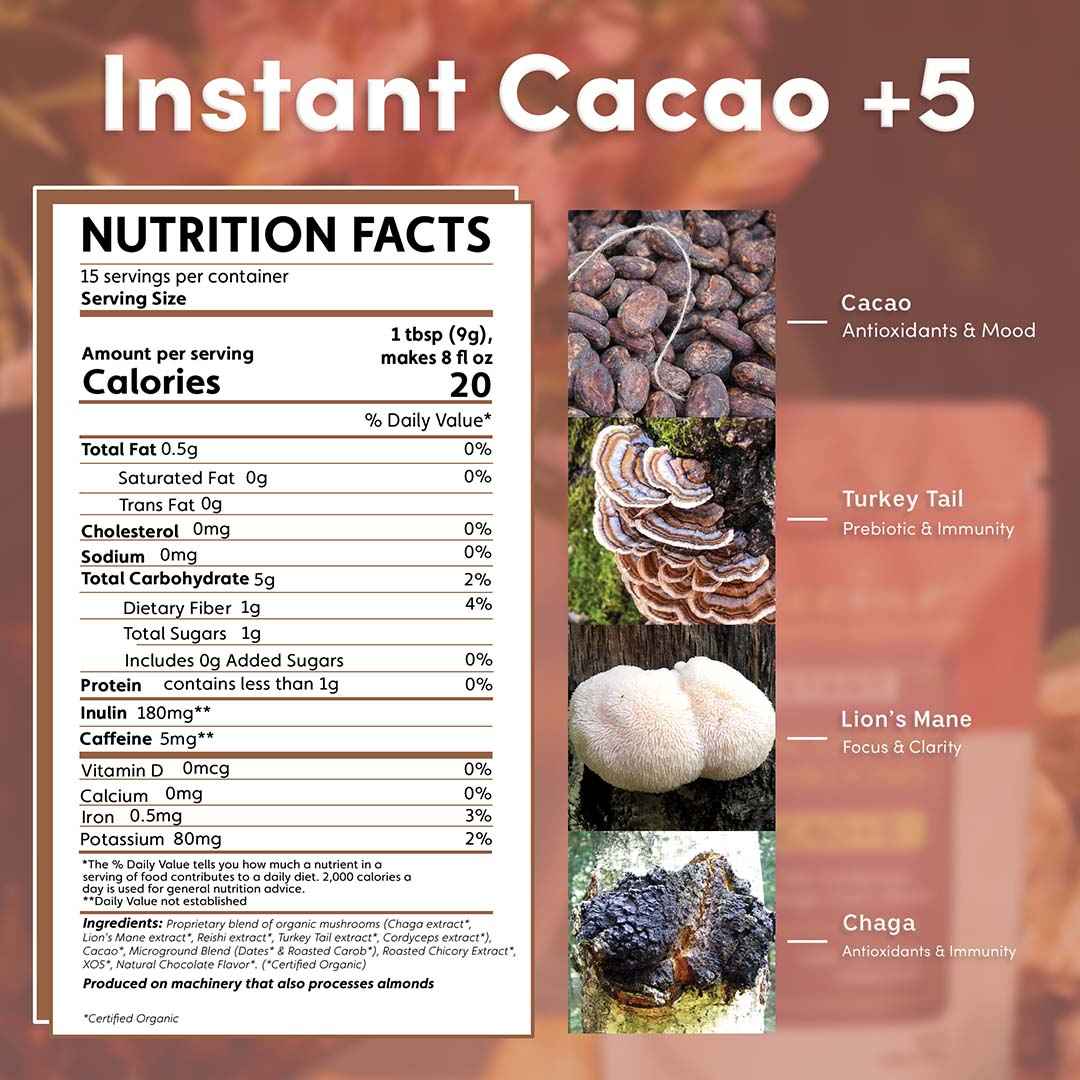 Miraculous Mushrooms® Cacao + 5