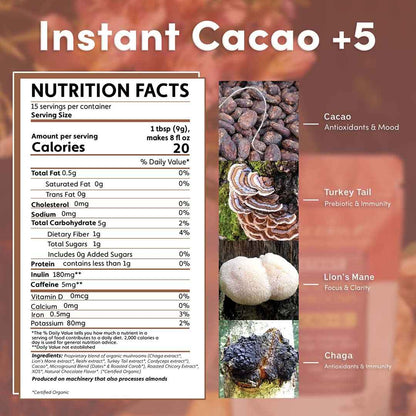 Miraculous Mushrooms® Cacao + 5