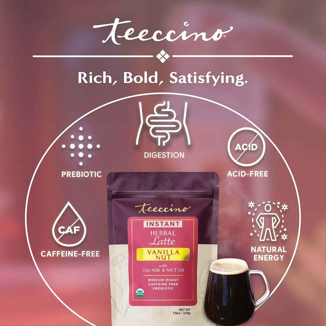 Instant Vanilla Nut Herbal Coffee