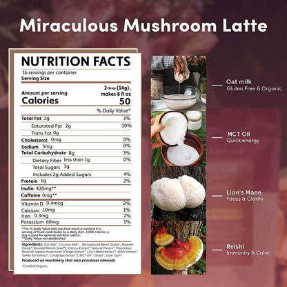 Instant Miraculous Mushrooms® Adapt &amp; Protect Herbal Latte