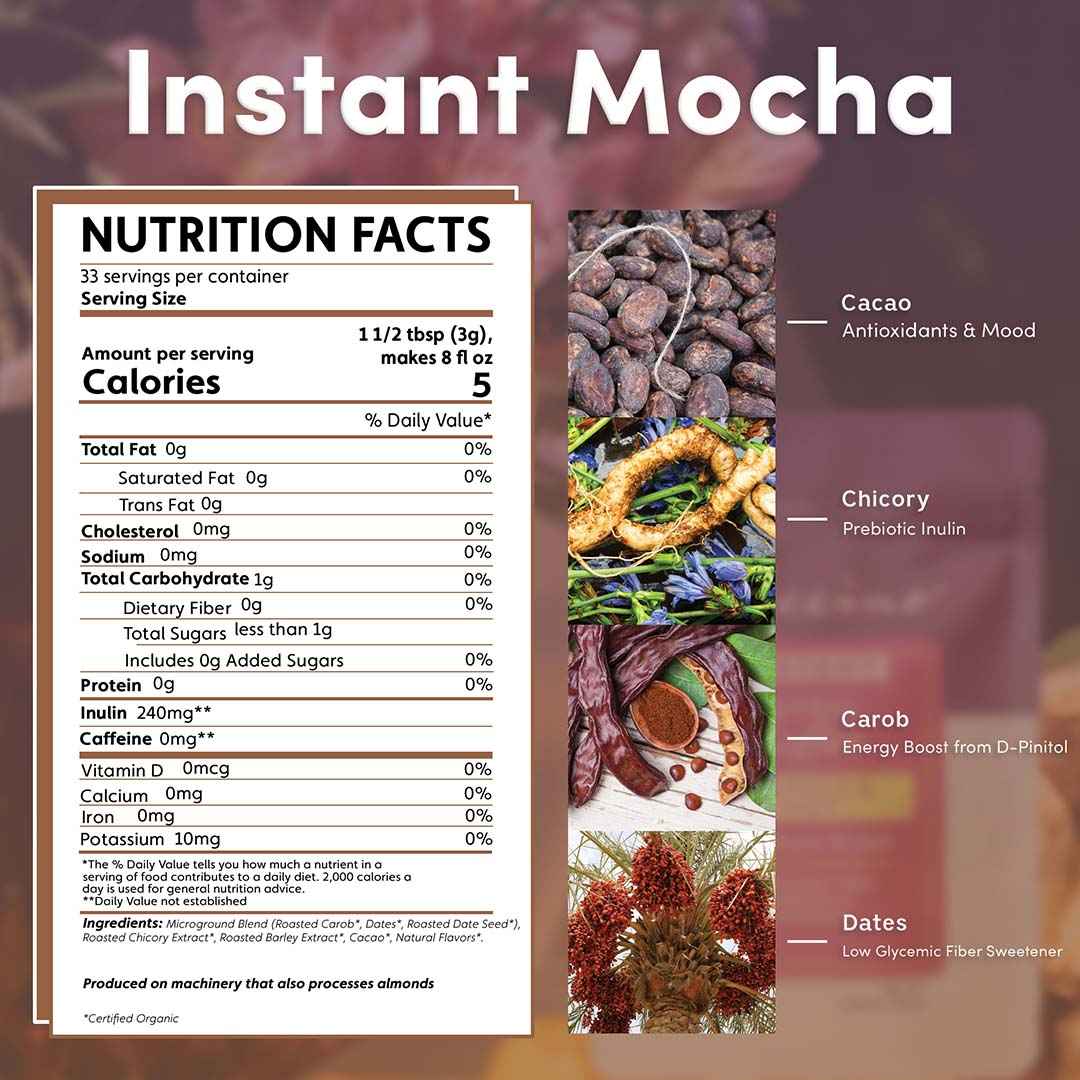 Instant Mocha Herbal Coffee