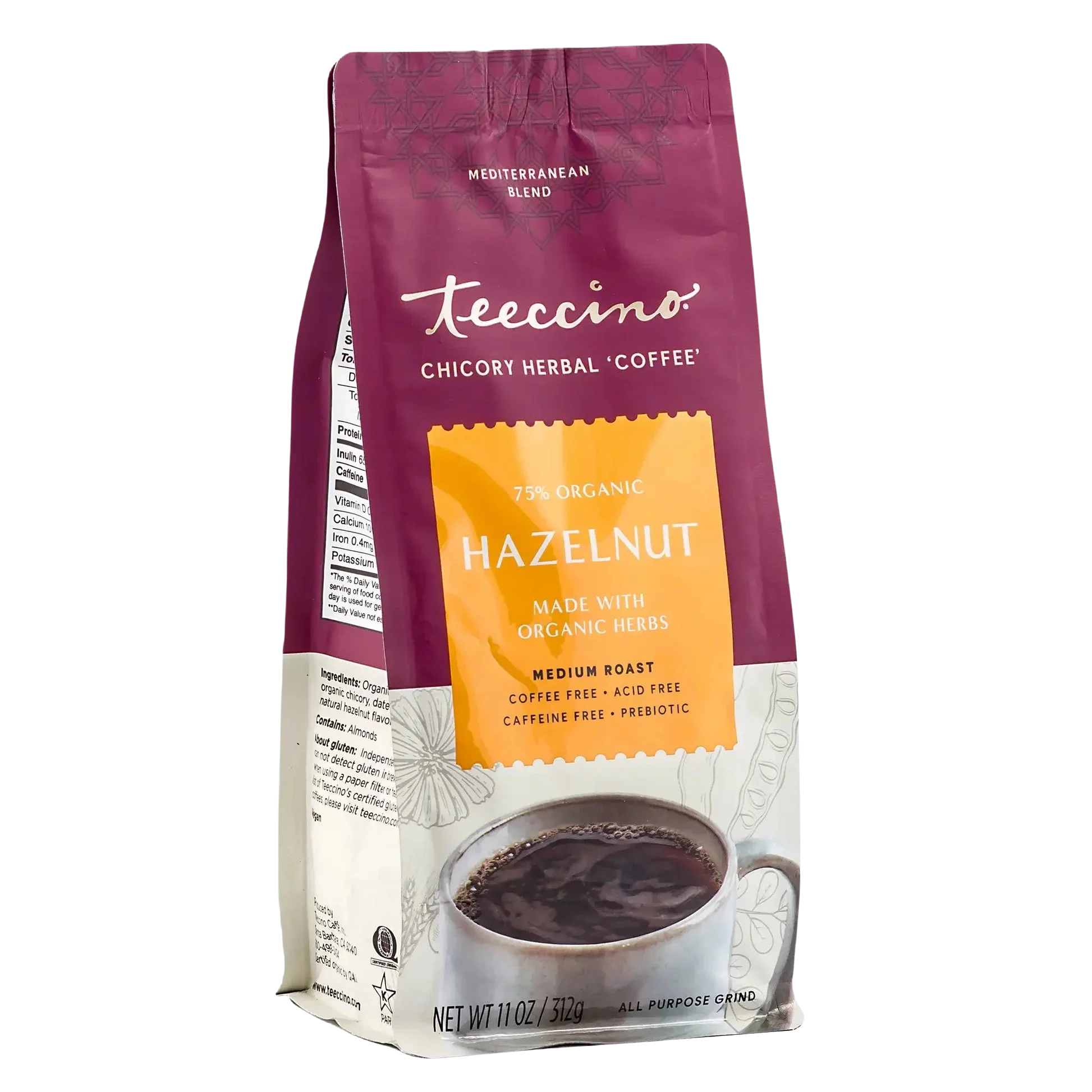 Hazelnut Chicory Herbal Coffee
