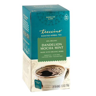 Dandelion Mocha Mint Roasted Herbal Tea 