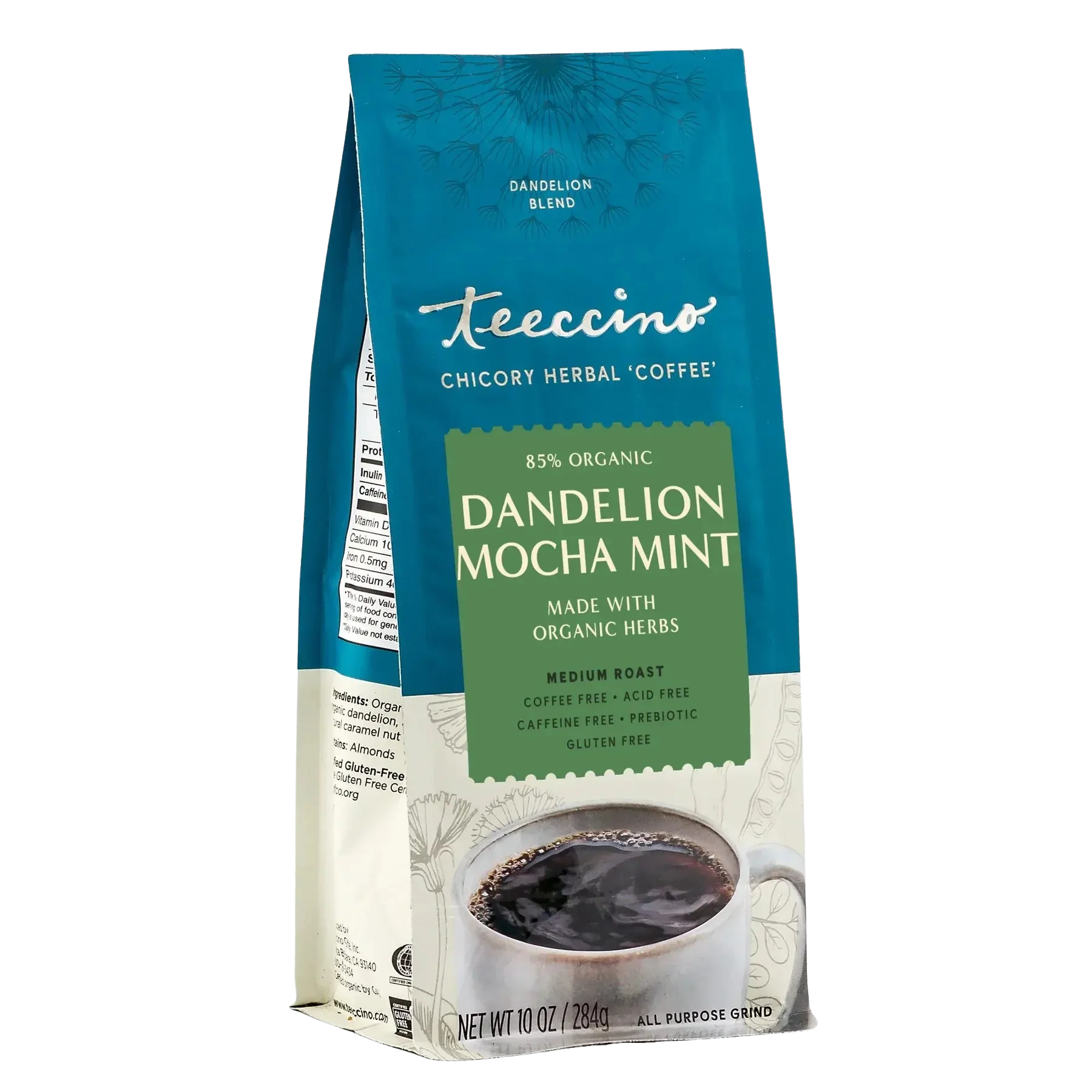 Dandelion Mocha Mint Herbal Coffee