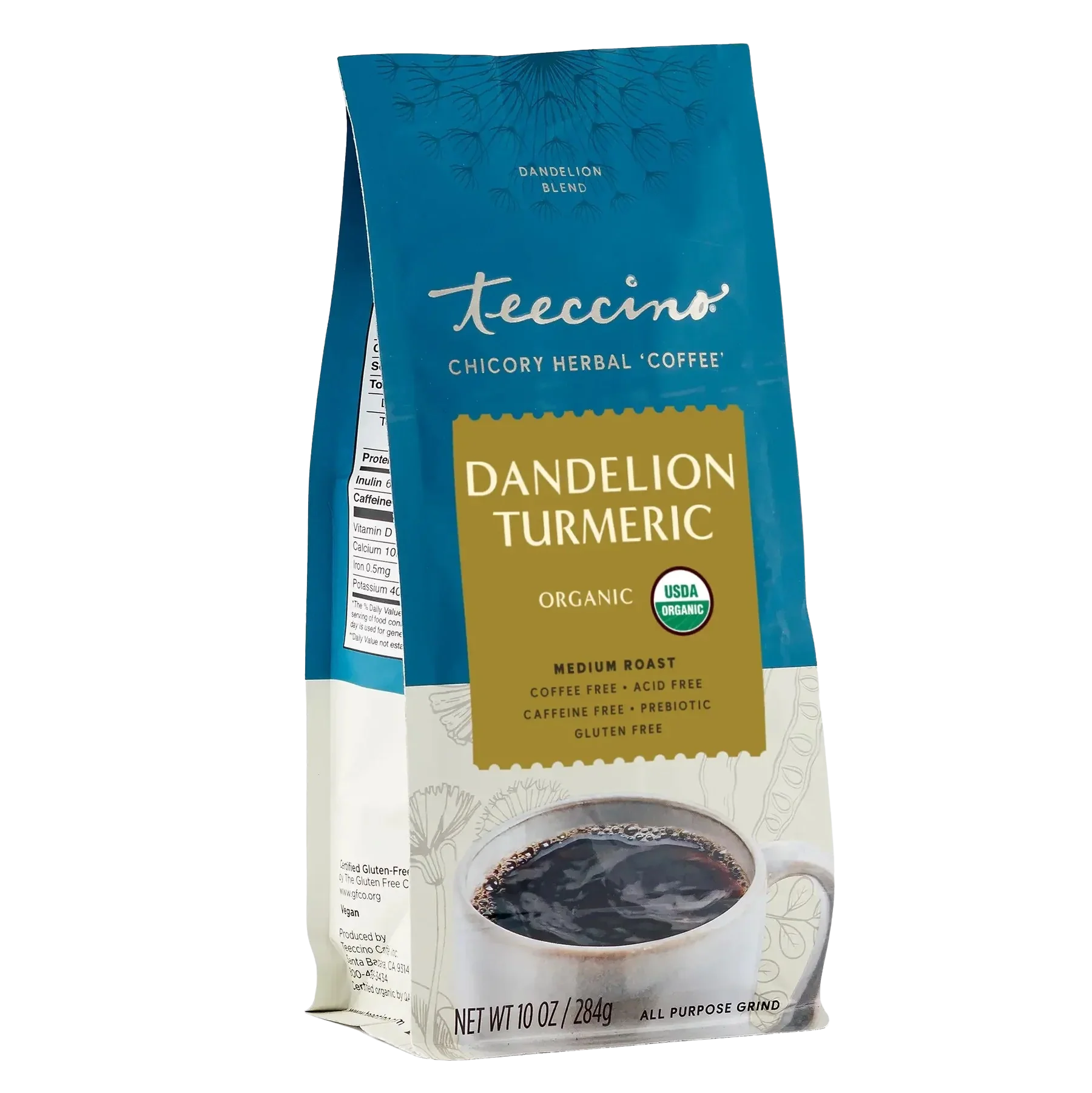 Dandelion Turmeric Herbal Coffee
