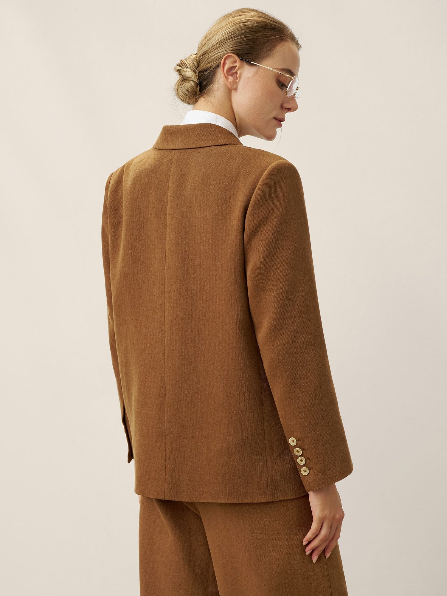 Lyocell Linen Tailored Blazer CASSIDY by LINTICO