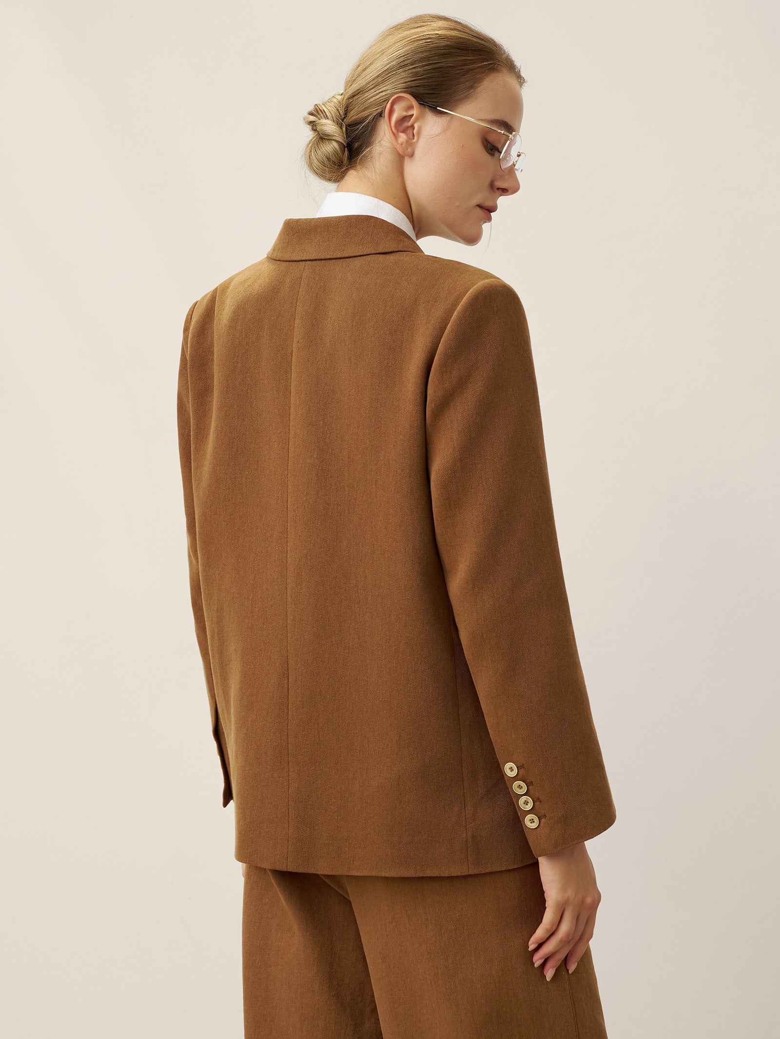 Lyocell Linen Tailored Blazer CASSIDY by LINTICO