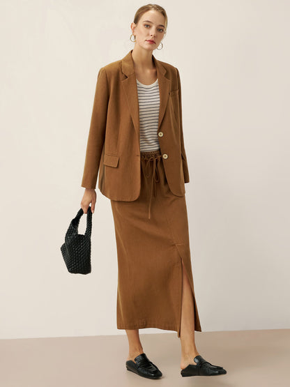 Lyocell Linen Tailored Blazer CASSIDY by LINTICO