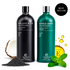 Terra & Co.® Oil Pulling Bundle – Gentle Green + Brilliant Black | Ayurvedic Detox, Enamel Protection & Whitening by Terra & Co.