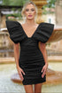 Tess Mini Dress - Black - DestGlow