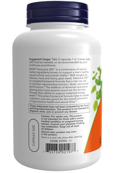 TestoJack 200™ by Country Life Natural Foods