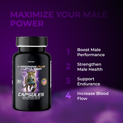 L-Arginine Plus Alpha Man by RevitMe by RevitMe - Supplements Store