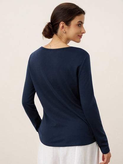 Cashmere-Blend Textured Pleated Shell Accent Stretch Top ZINNIA  DestGlow