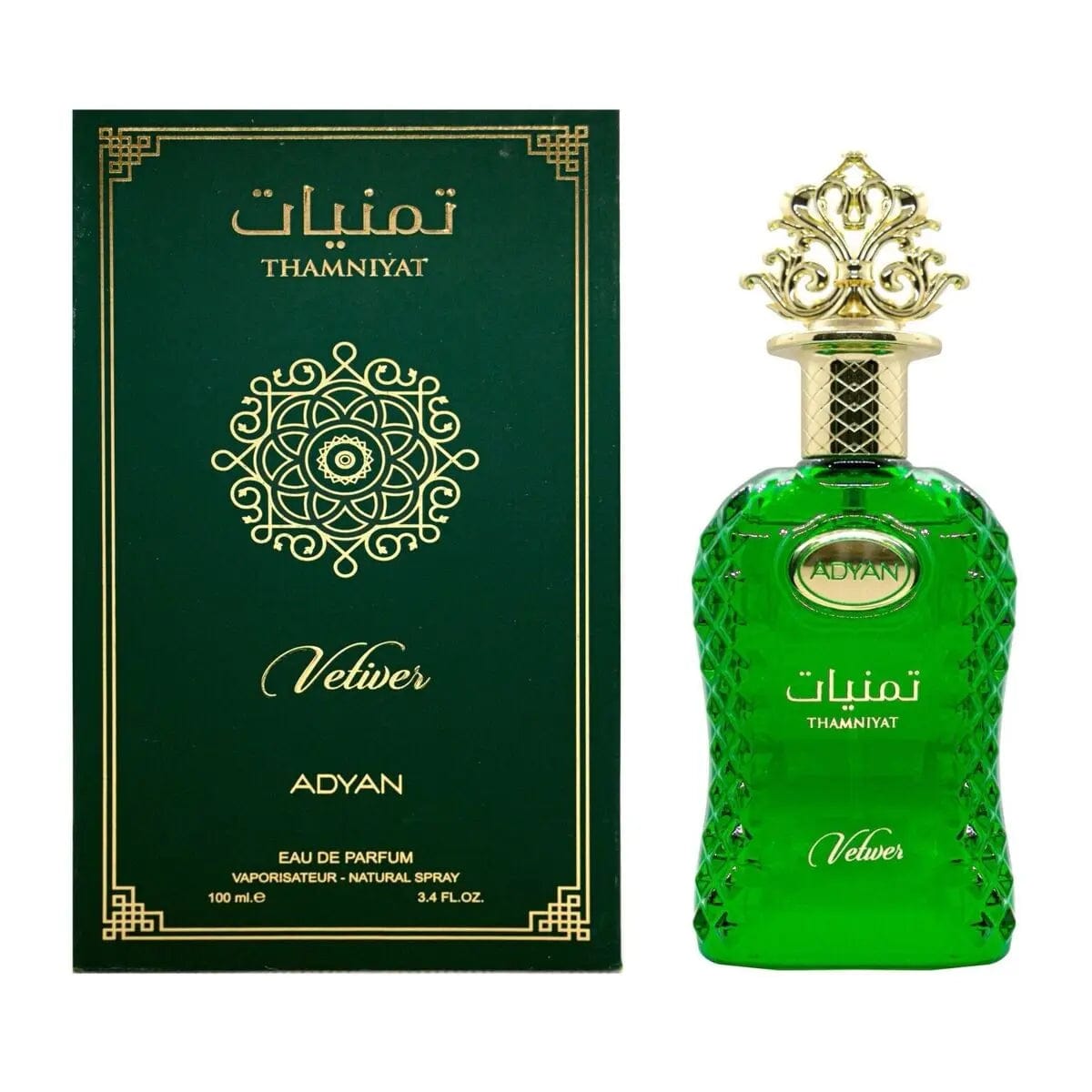 Thamniyat Vetiver By Adyan Unisex 3.4 oz EDP Spray by perfumesandrea