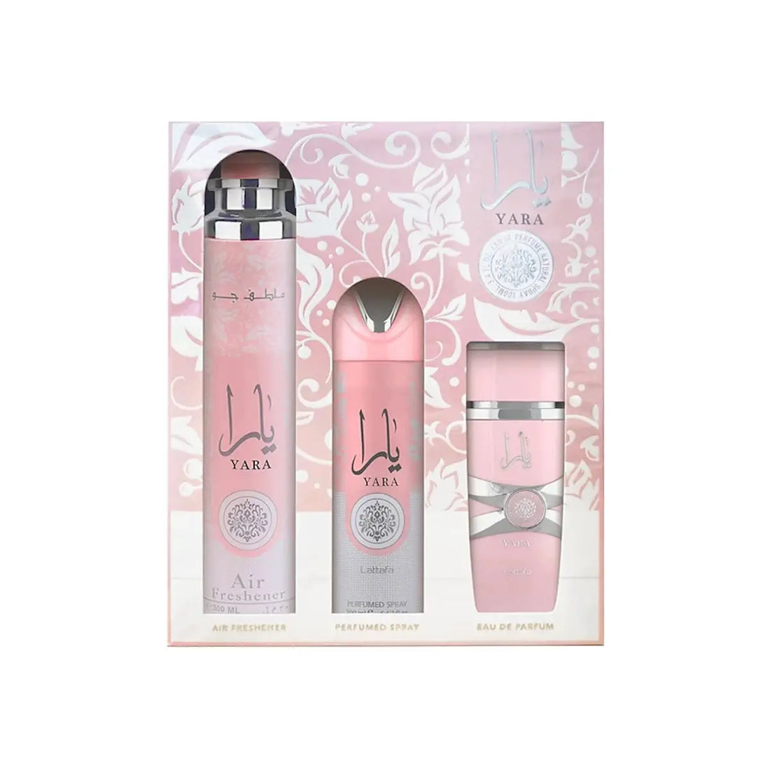 The Yara By Lattafa For Women EDP Spray (3pc Gift Set) - DestGlow