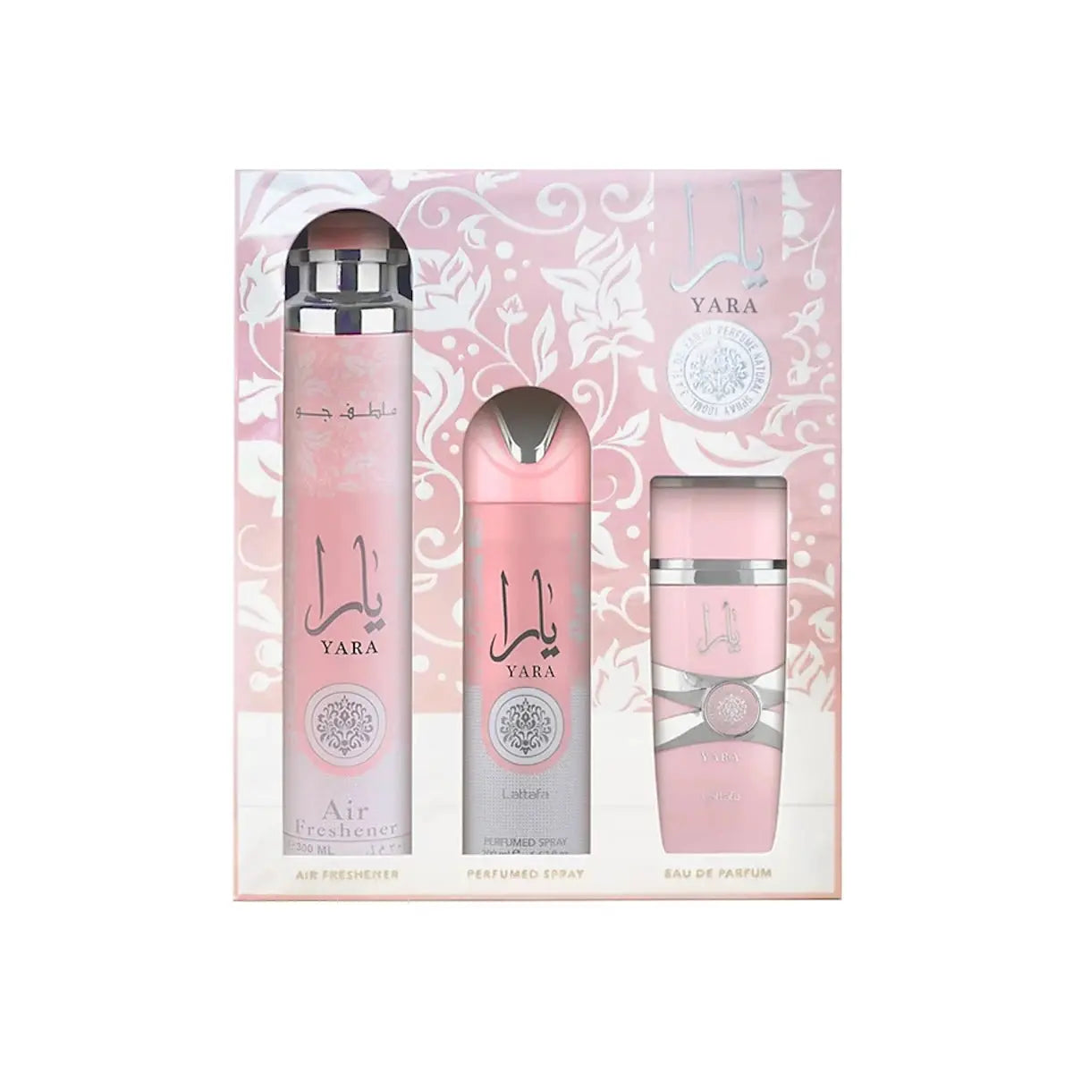 The Yara By Lattafa For Women EDP Spray (3pc Gift Set) - DestGlow