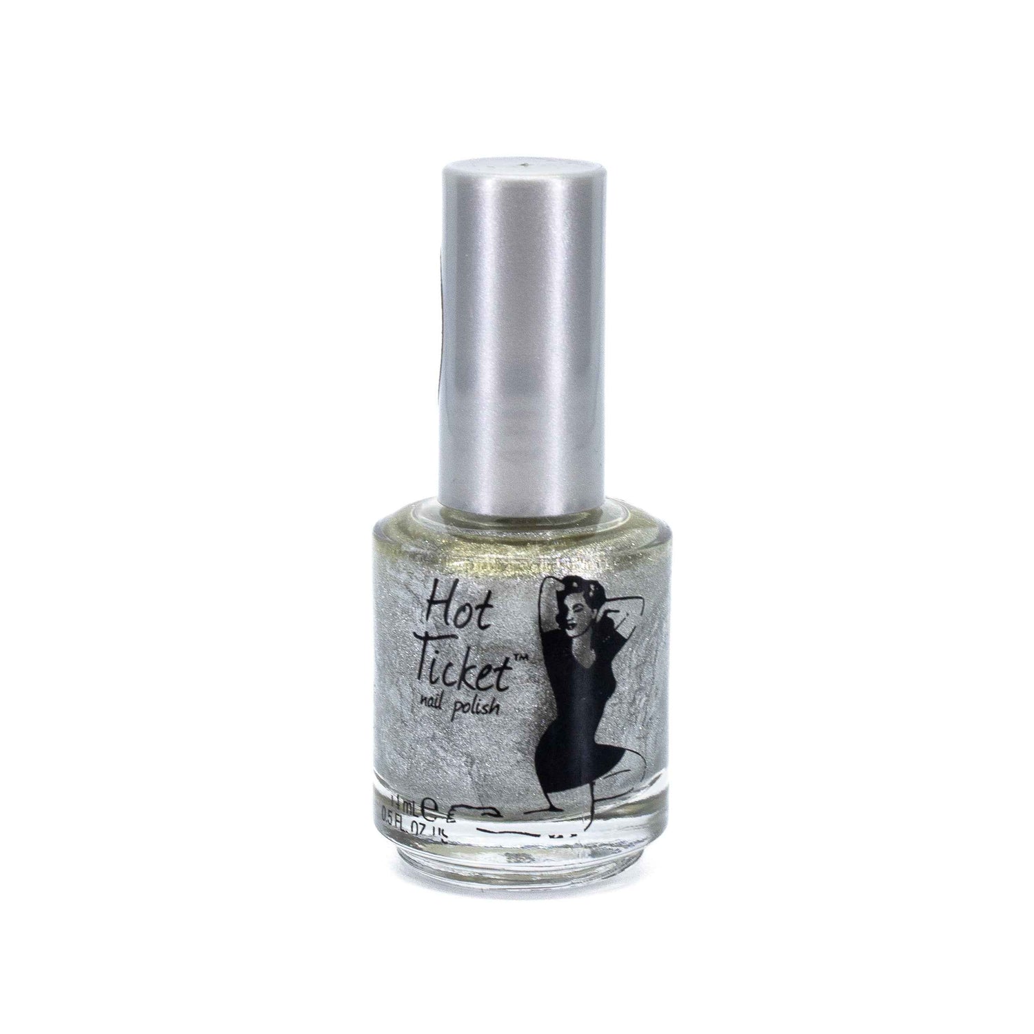 The Balm Hot Ticket Nail Polish SILVER SPOON ME 0.5oz - Imperfect Container