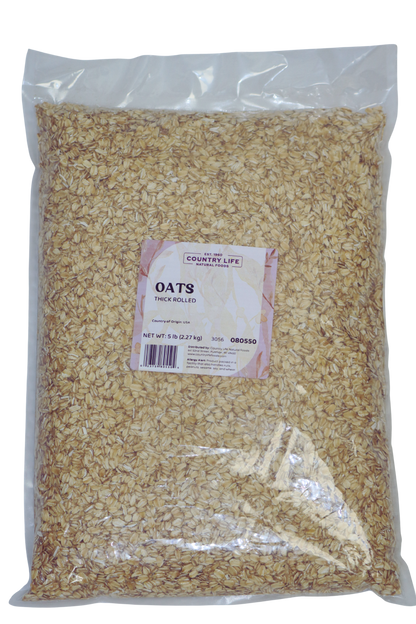 Oats, Thick Rolled, Organic by Country Life Natural Foods