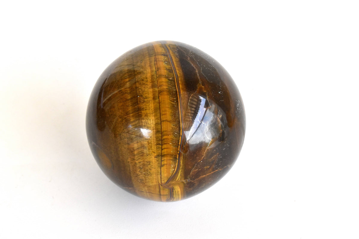 1Pc Tiger Eye Sphere Crystal Ball Healing Sphere  DestGlow