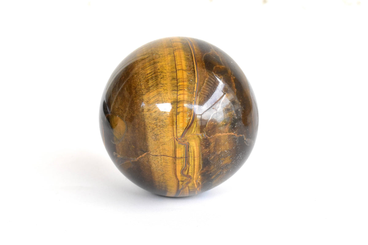 1Pc Tiger Eye Sphere Crystal Ball Healing Sphere  DestGlow