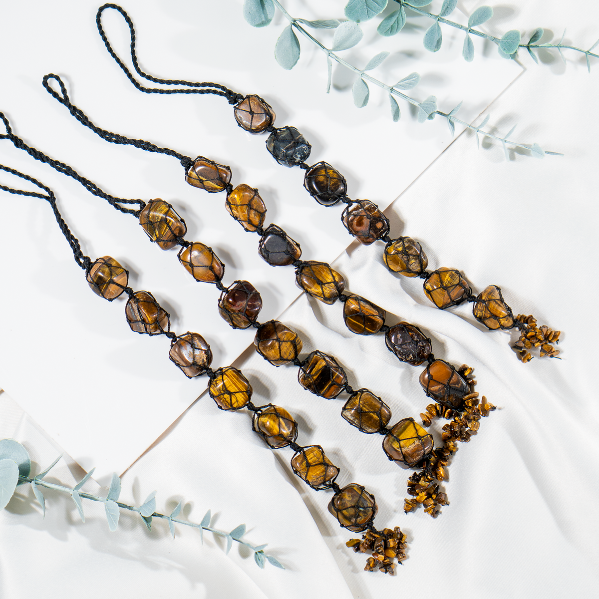 Tiger Eye Crystal Hanger, Car Accessories (Longevity and Protection)  DestGlow