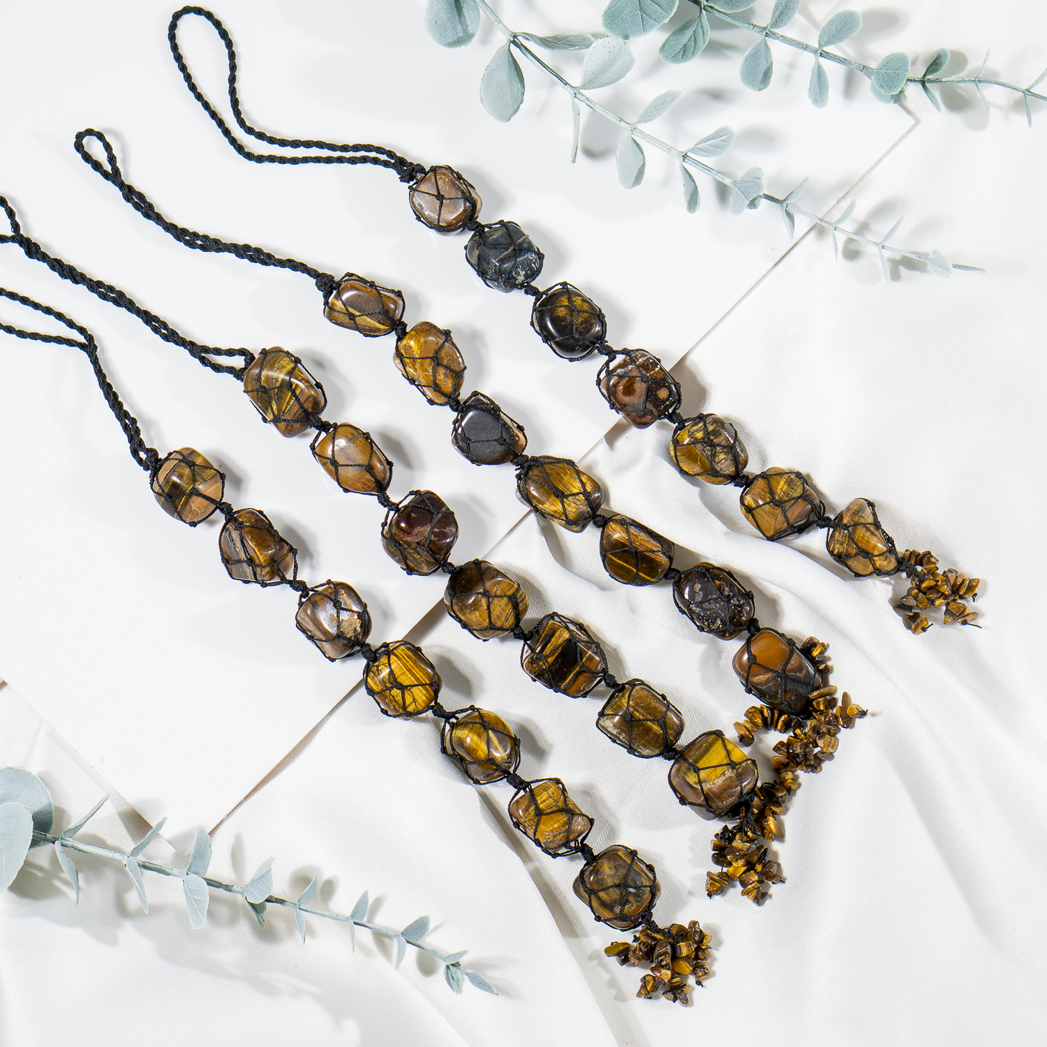 Tiger Eye Crystal Hanger, Car Accessories (Longevity and Protection)  DestGlow