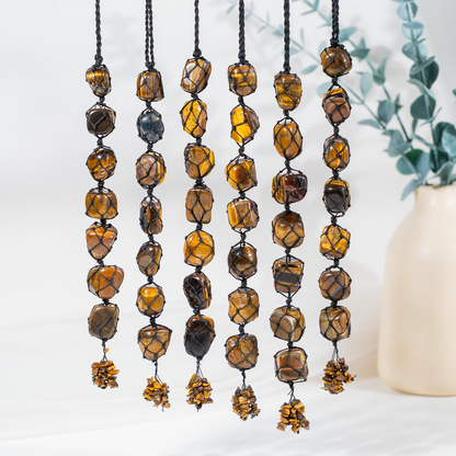 Tiger Eye Crystal Hanger, Car Accessories (Longevity and Protection)  DestGlow