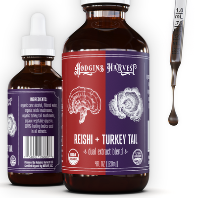 Reishi + Turkey Tail Dual Extract Tincture