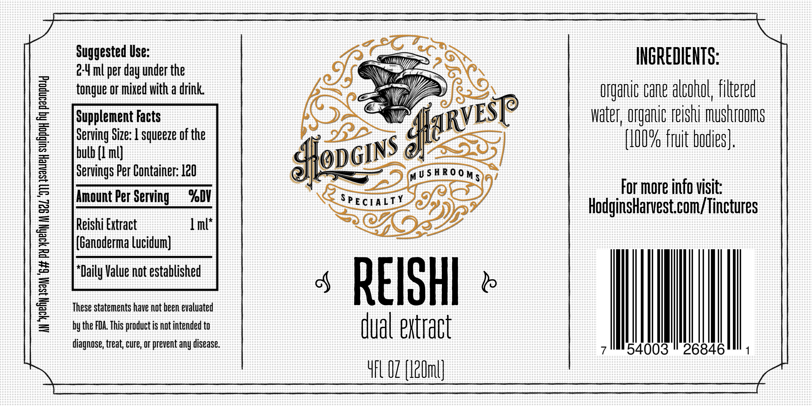 Reishi Dual Extract Tincture