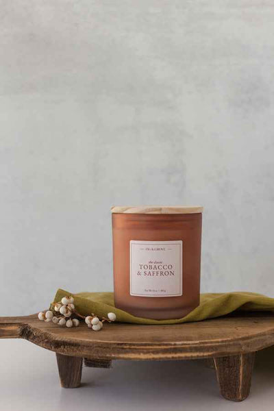 Tobacco and Saffron - The Classic Soy Wax Candle