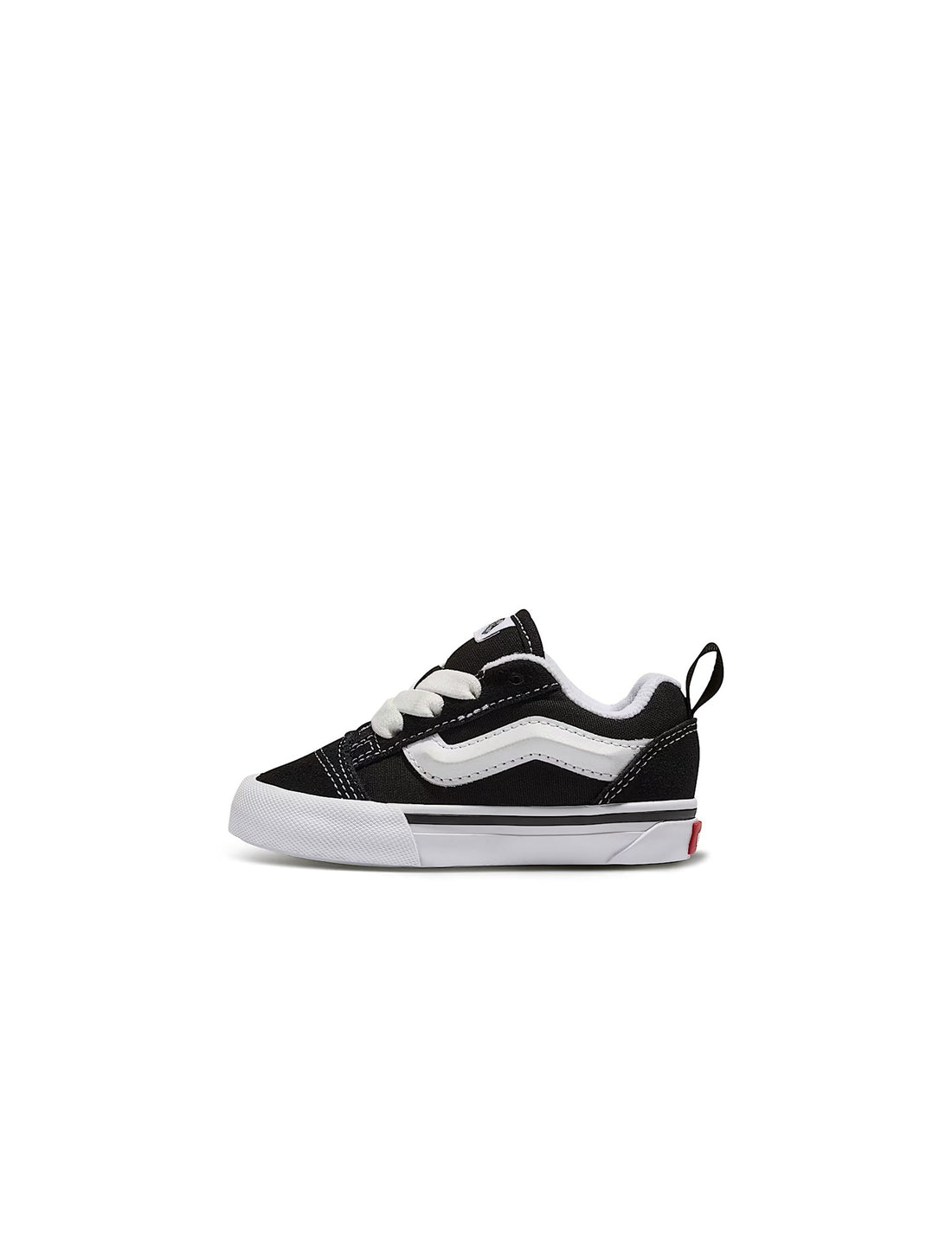 Vans (TD) Knu Skool Elastic Lace - Black/White by Denim Exchange