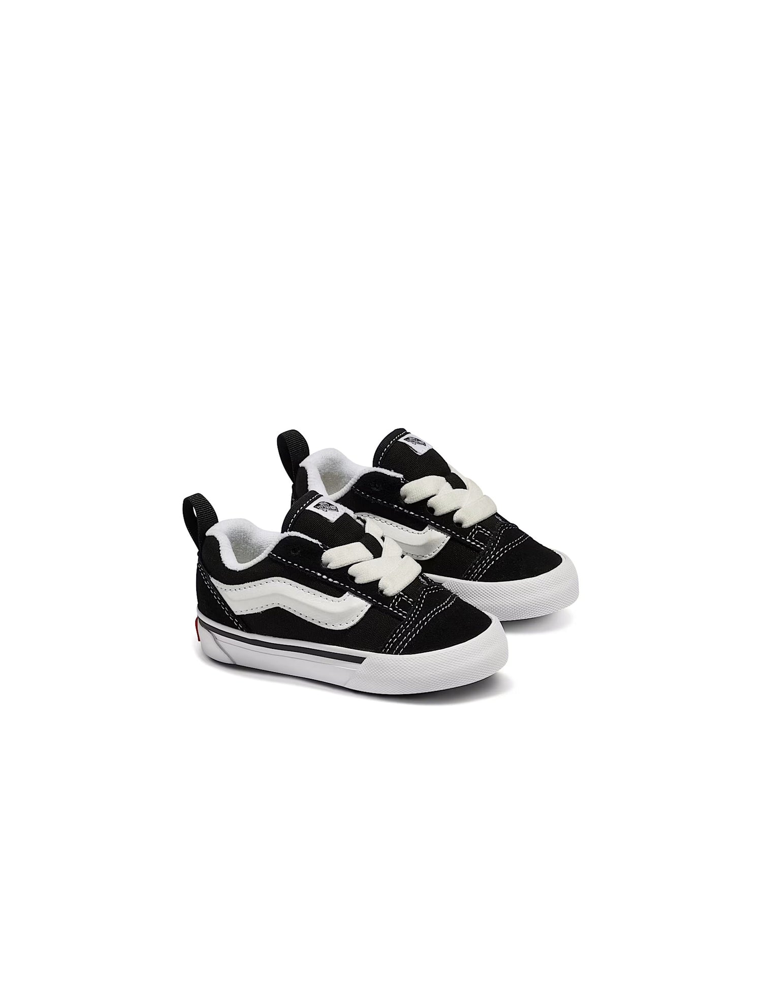 Vans (TD) Knu Skool Elastic Lace - Black/White by Denim Exchange