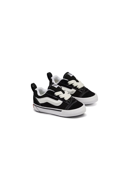 Vans (TD) Knu Skool Elastic Lace - Black/White by Denim Exchange