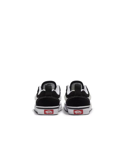 Vans (TD) Knu Skool Elastic Lace - Black/White by Denim Exchange