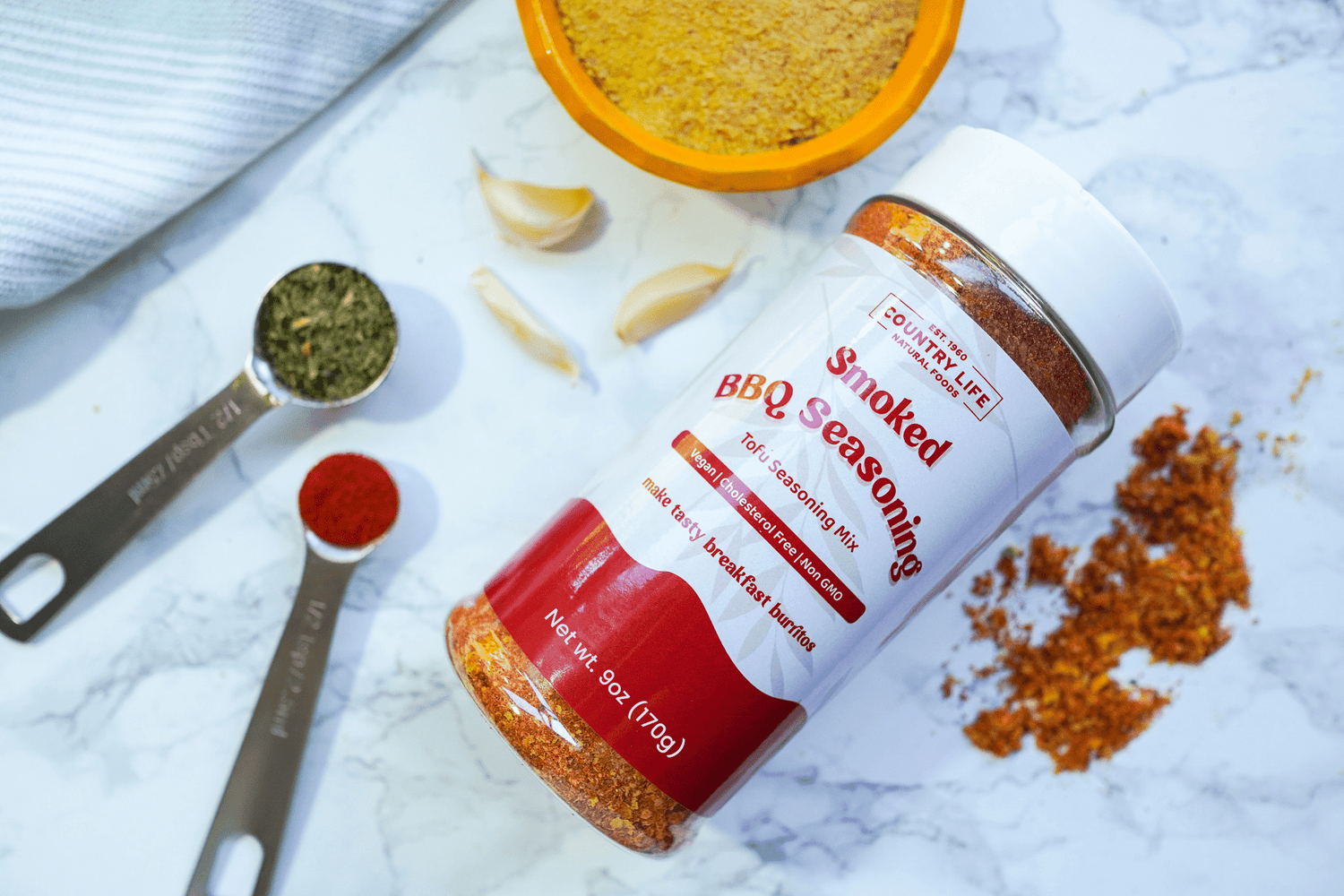 Tofu Scramble Seasoning, Smoked BBQ by Country Life Natural Foods