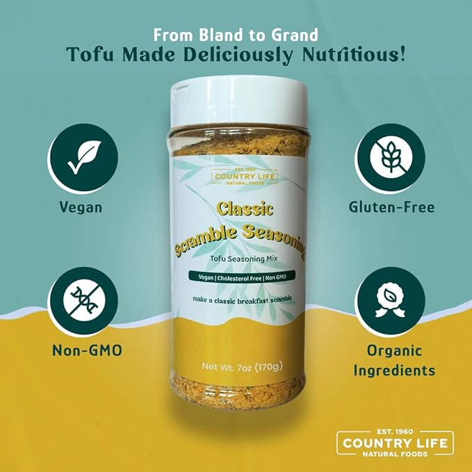 Tofu Scramble Seasoning, Classic by Country Life Natural Foods