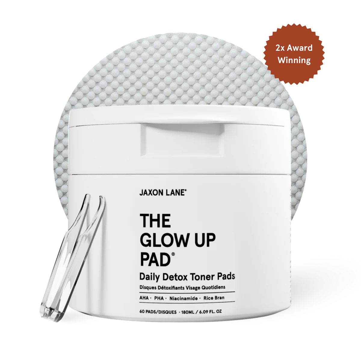 JAXON LANE tone step — Glow Up Pad - Daily Detox Toner Pad (60 Pads)