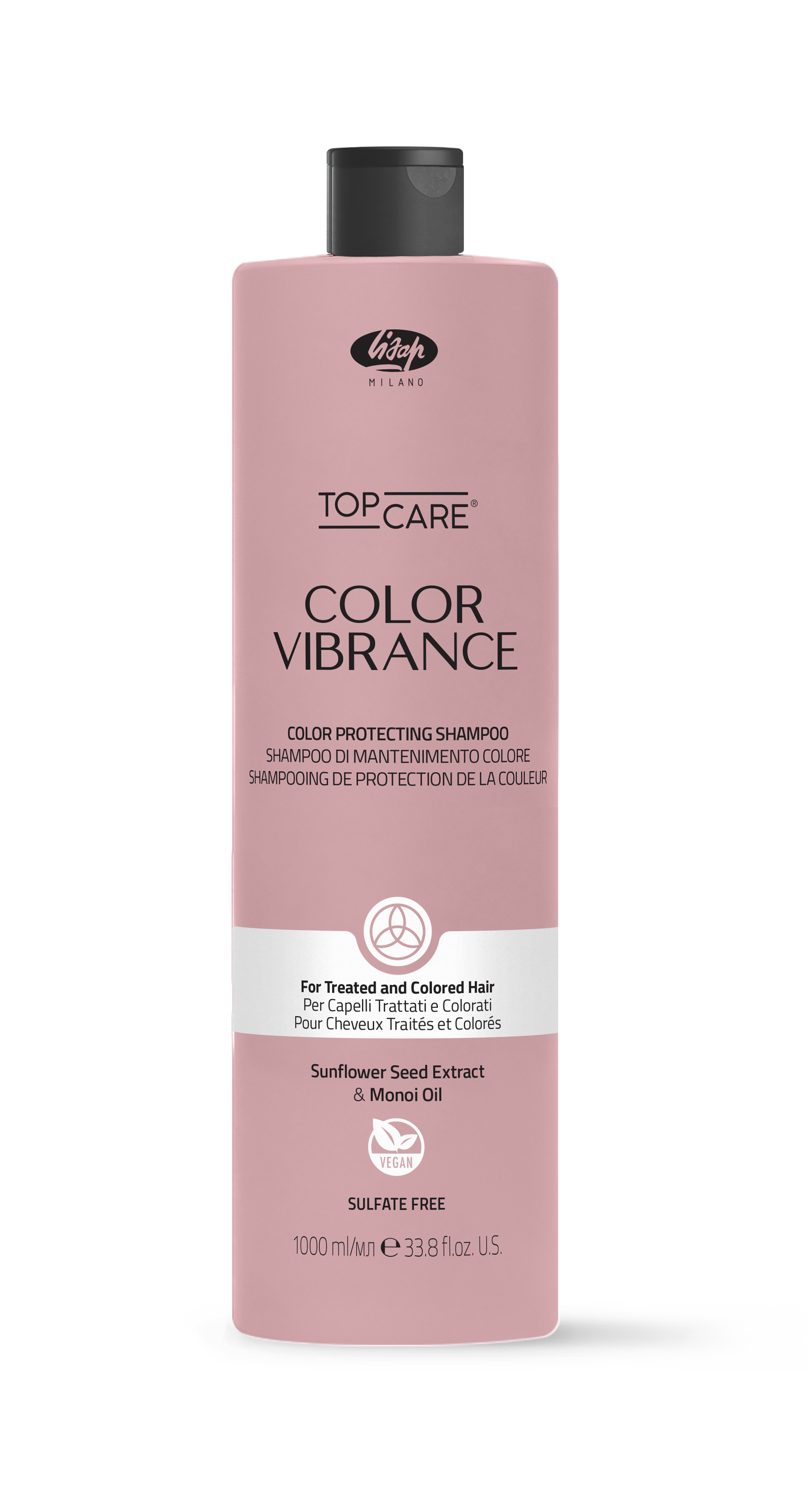 Top Care Color Vibrance Color Protecting Shampoo by Lisap Milano